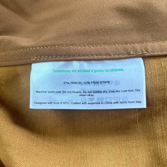 MM Lafleur The Shane 2.0 Drawstring Pant Everyday Twill In Acorn NWT Size 4 - Picture 14 of 15